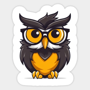 Smart Owl Sticker